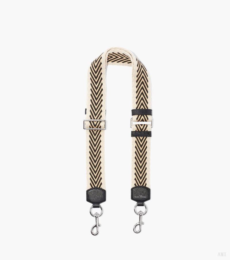 Marc Jacobs | The Arrow Webbing Strap - Black Multi/Nickel