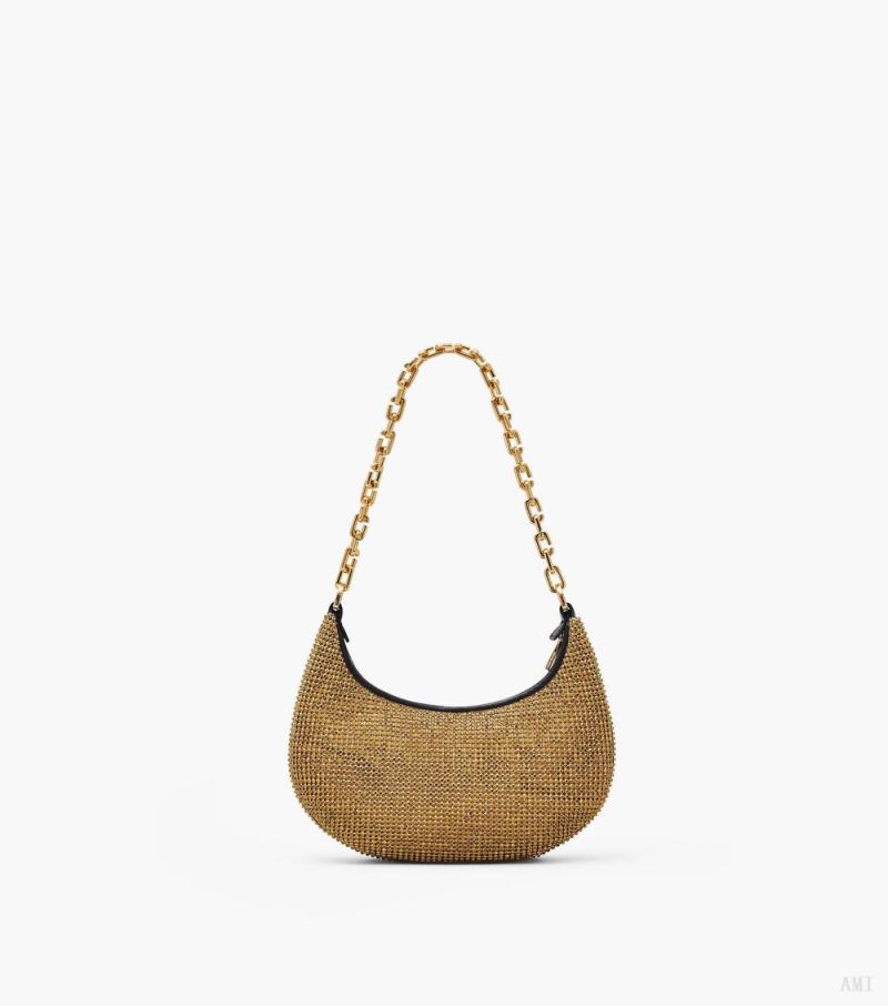 Marc Jacobs | The Rhinestone Curve Bag - Gold