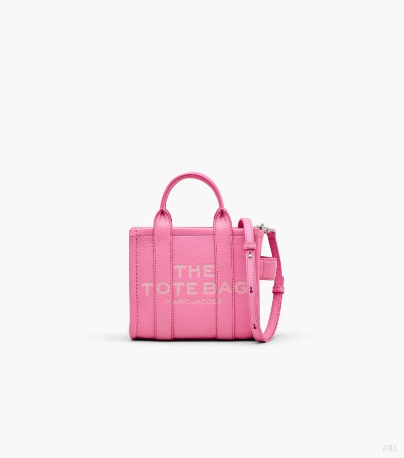 Marc Jacobs | The Leather Mini Tote Bag - Petal Pink