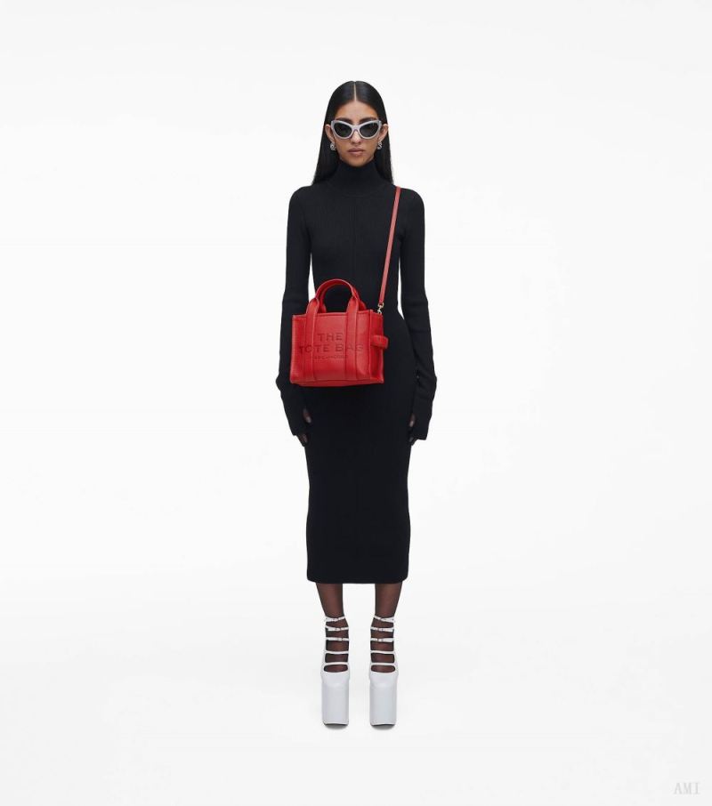 Marc Jacobs | The Leather Small Tote Bag - True Red