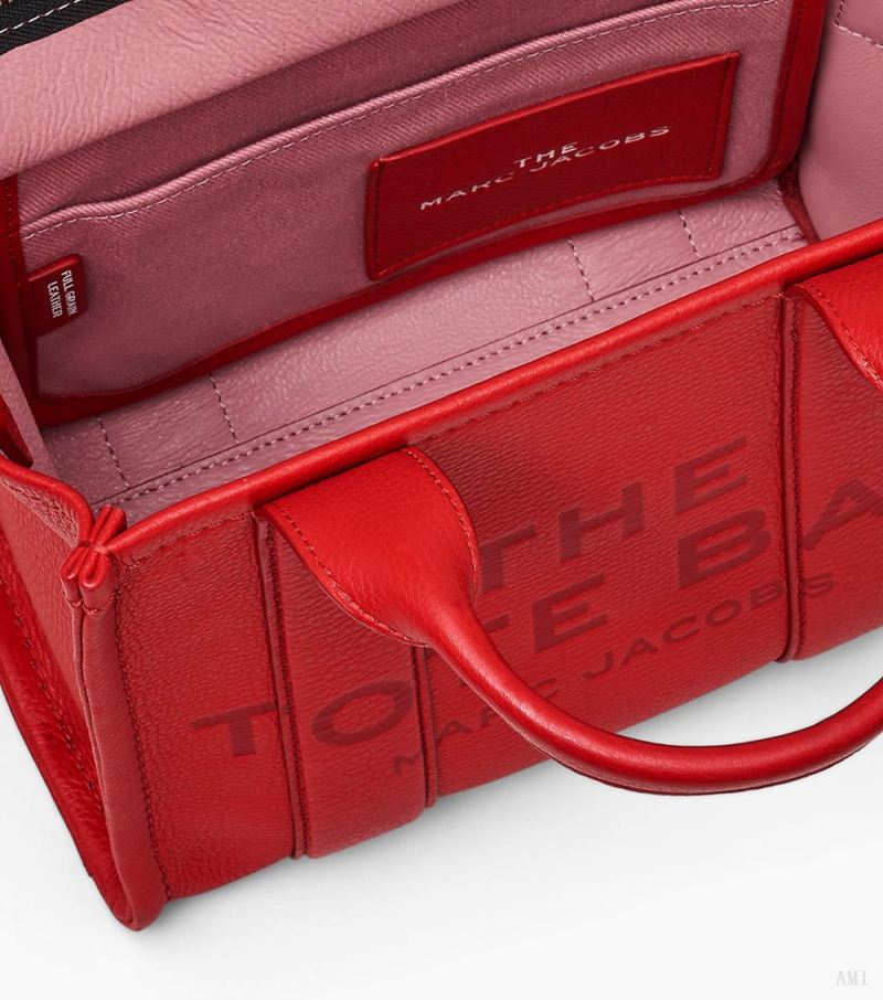 Marc Jacobs | The Leather Small Tote Bag - True Red