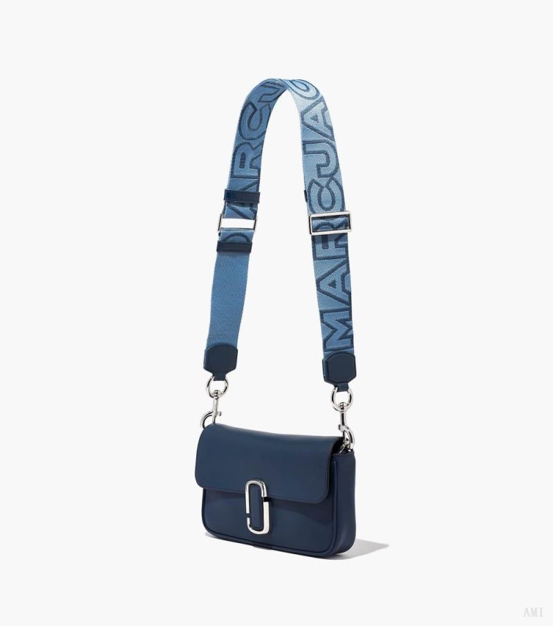 Marc Jacobs | The Outline Logo Webbing Strap - Blue Sea Multi