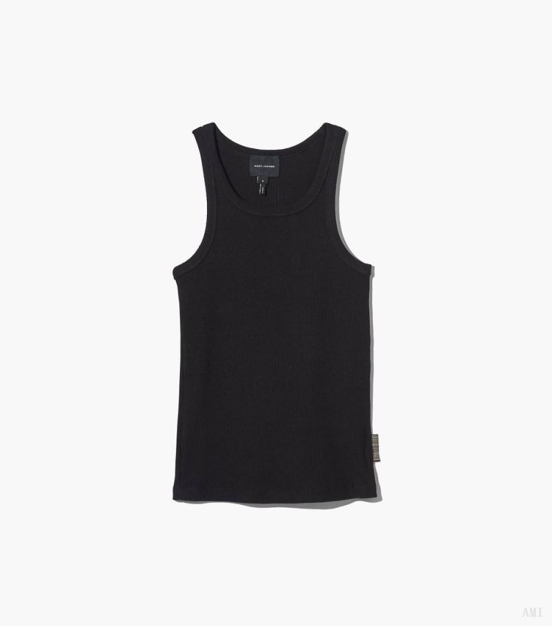 Marc Jacobs | The Icon Rib Tank - Black