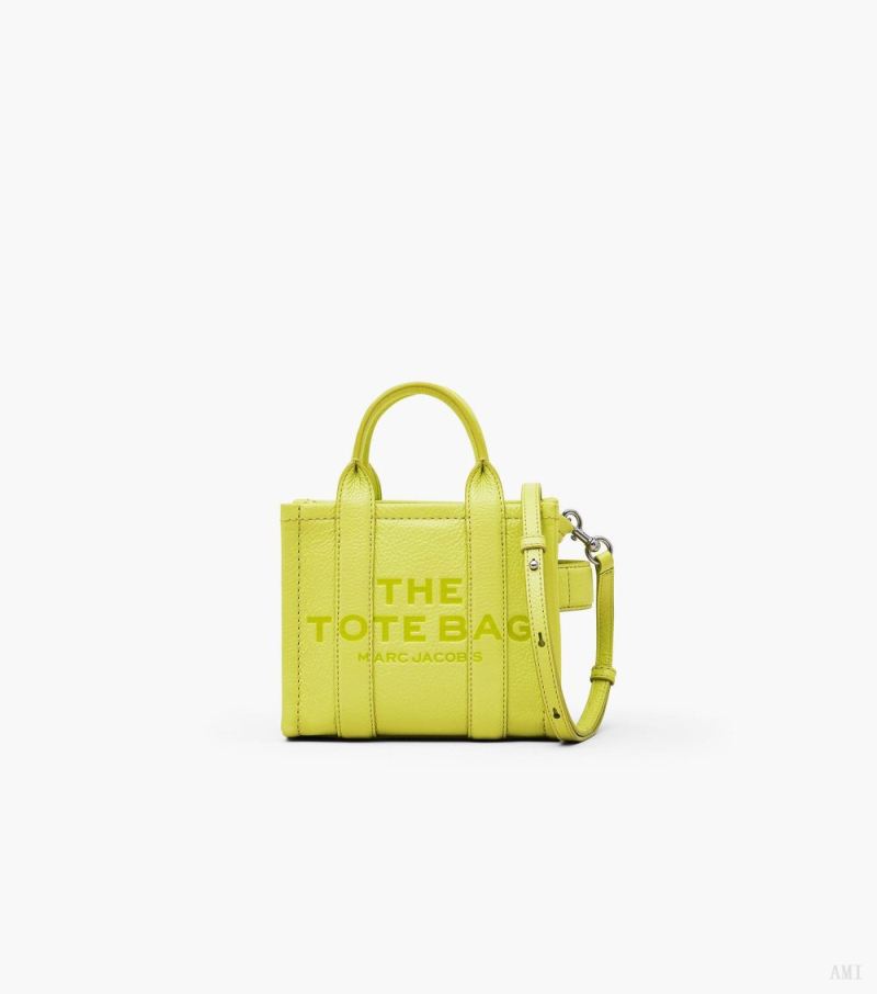 Marc Jacobs | The Leather Mini Tote Bag - Limoncello