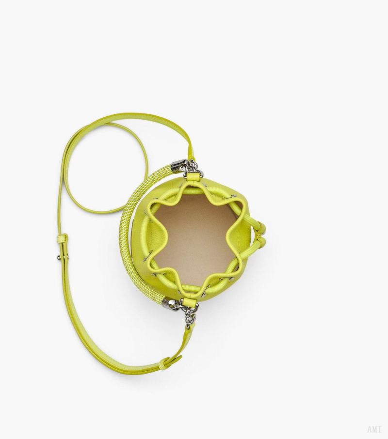 Marc Jacobs | The Leather Mini Bucket Bag - Limoncello