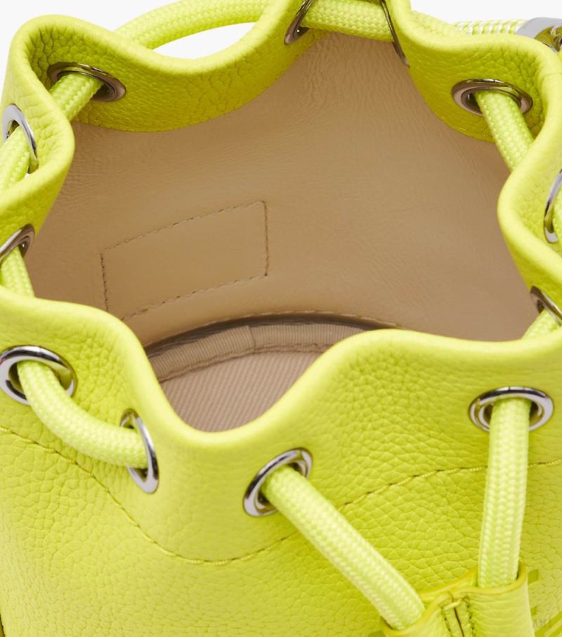 Marc Jacobs | The Leather Mini Bucket Bag - Limoncello