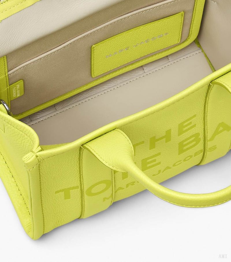 Marc Jacobs | The Leather Small Tote Bag - Limoncello