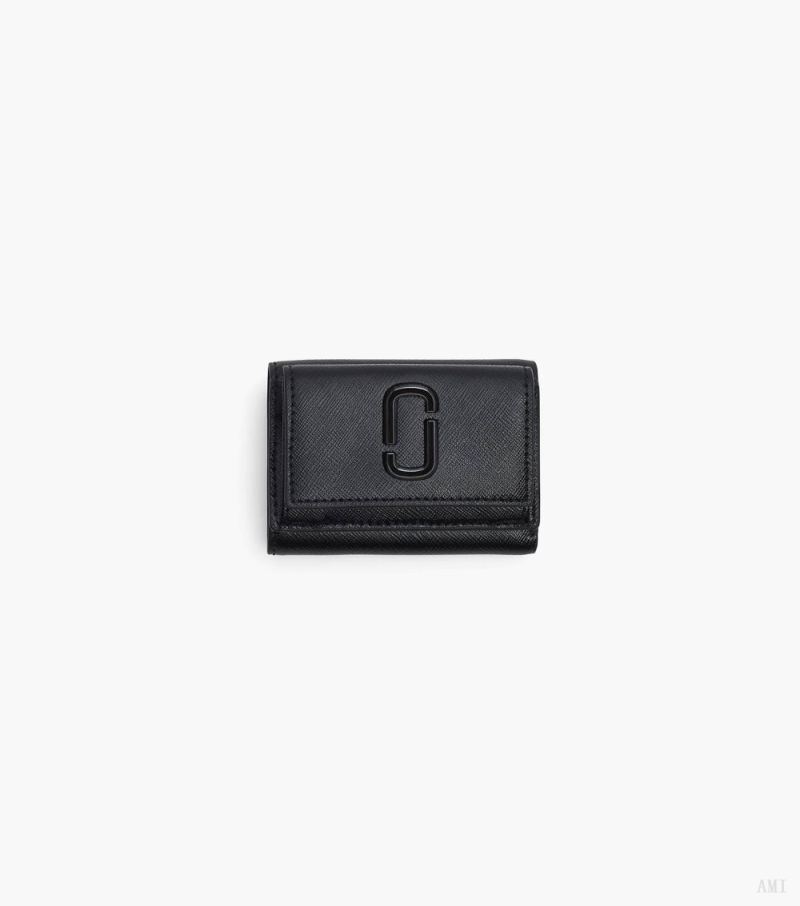 Marc Jacobs | The Utility Snapshot Dtm Mini Trifold Wallet - Black - Click Image to Close