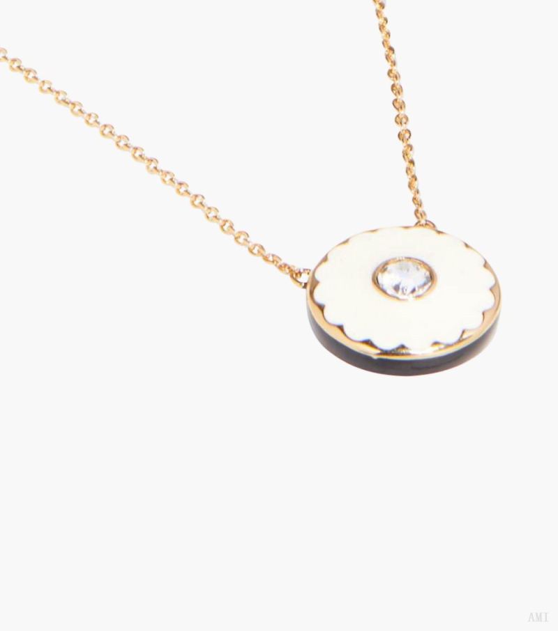 Marc Jacobs | The Medallion Pendant - Cream/Gold - Click Image to Close