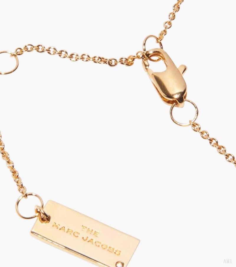 Marc Jacobs | The Medallion Pendant - Cream/Gold