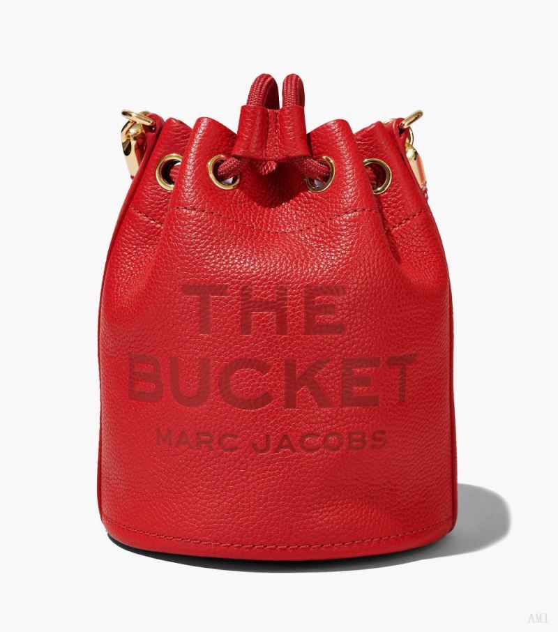 Marc Jacobs | The Leather Bucket Bag - True Red