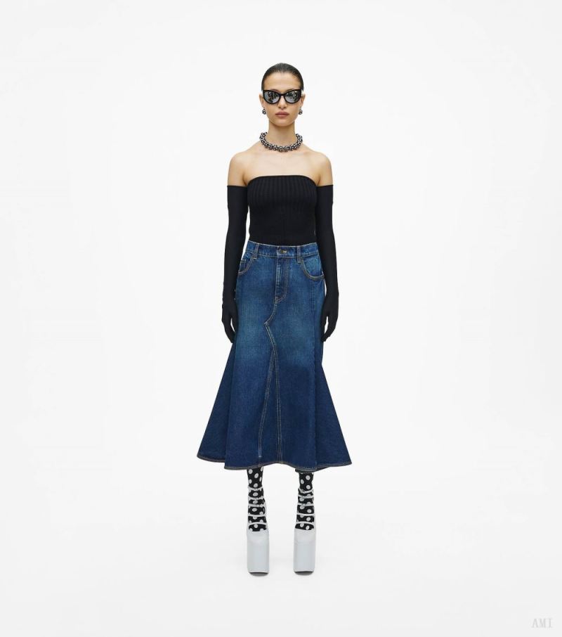 Marc Jacobs | The Paneled Skirt - Future Indigo