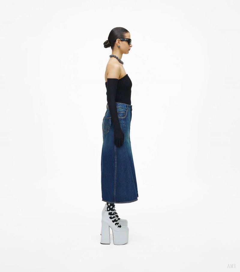 Marc Jacobs | The Paneled Skirt - Future Indigo