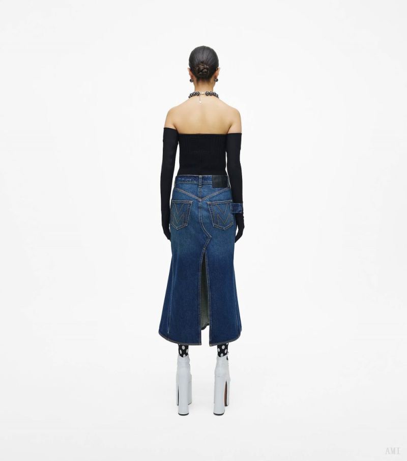 Marc Jacobs | The Paneled Skirt - Future Indigo