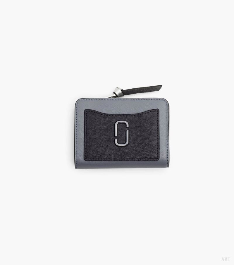 Marc Jacobs | The Utility Snapshot Mini Compact Wallet - Wolf Grey Multi