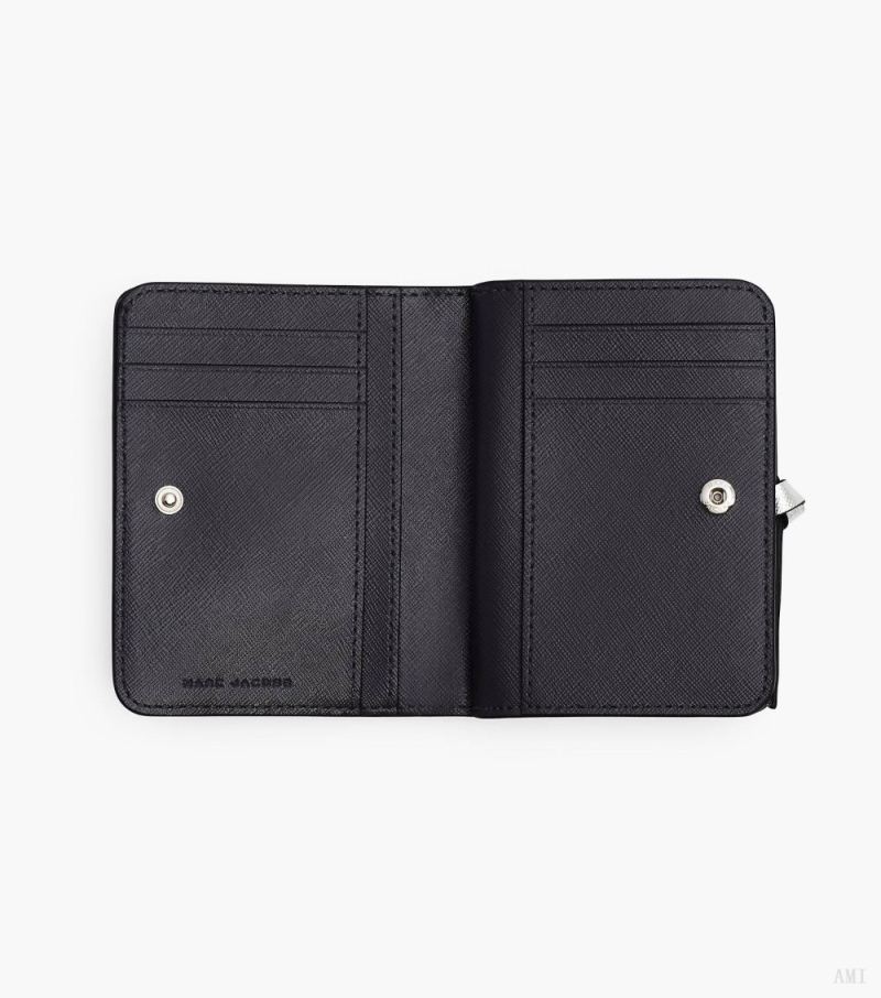 Marc Jacobs | The Utility Snapshot Mini Compact Wallet - Wolf Grey Multi