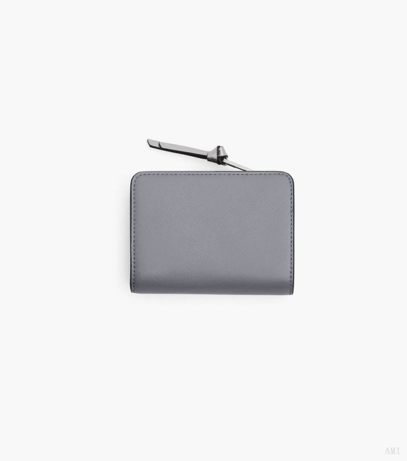 Marc Jacobs | The Utility Snapshot Mini Compact Wallet - Wolf Grey Multi