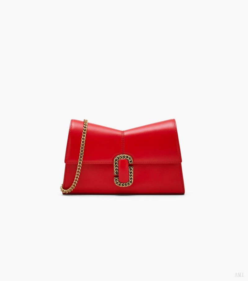 Marc Jacobs | The St. Marc Chain Wallet - True Red