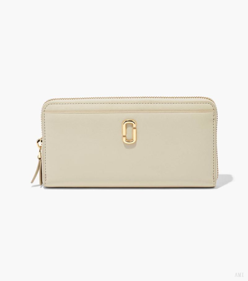 Marc Jacobs | The J Marc Continental Wallet - Cloud White - Click Image to Close