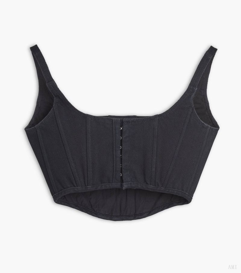 Marc Jacobs | The Denim Bustier - Black