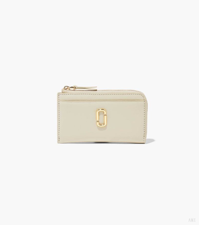 Marc Jacobs | The J Marc Top Zip Multi Wallet - Cloud White - Click Image to Close