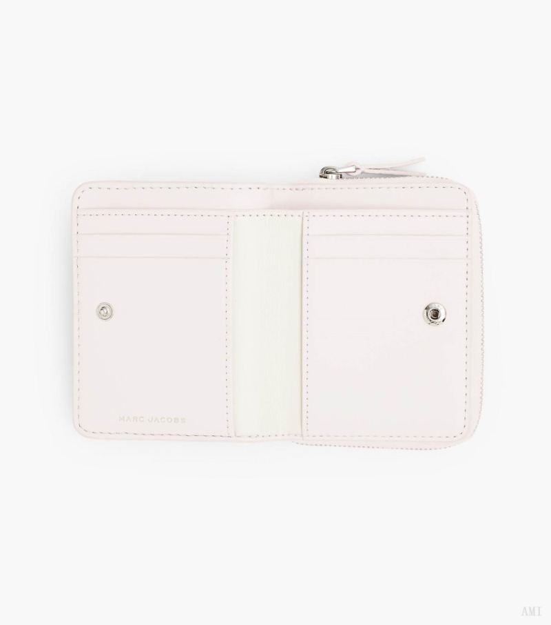 Marc Jacobs | The Leather Mini Compact Wallet - Cotton