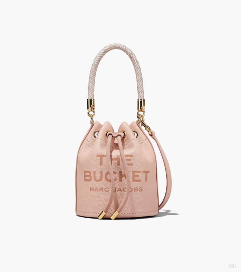 Marc Jacobs | The Leather Bucket Bag - Rose - Click Image to Close