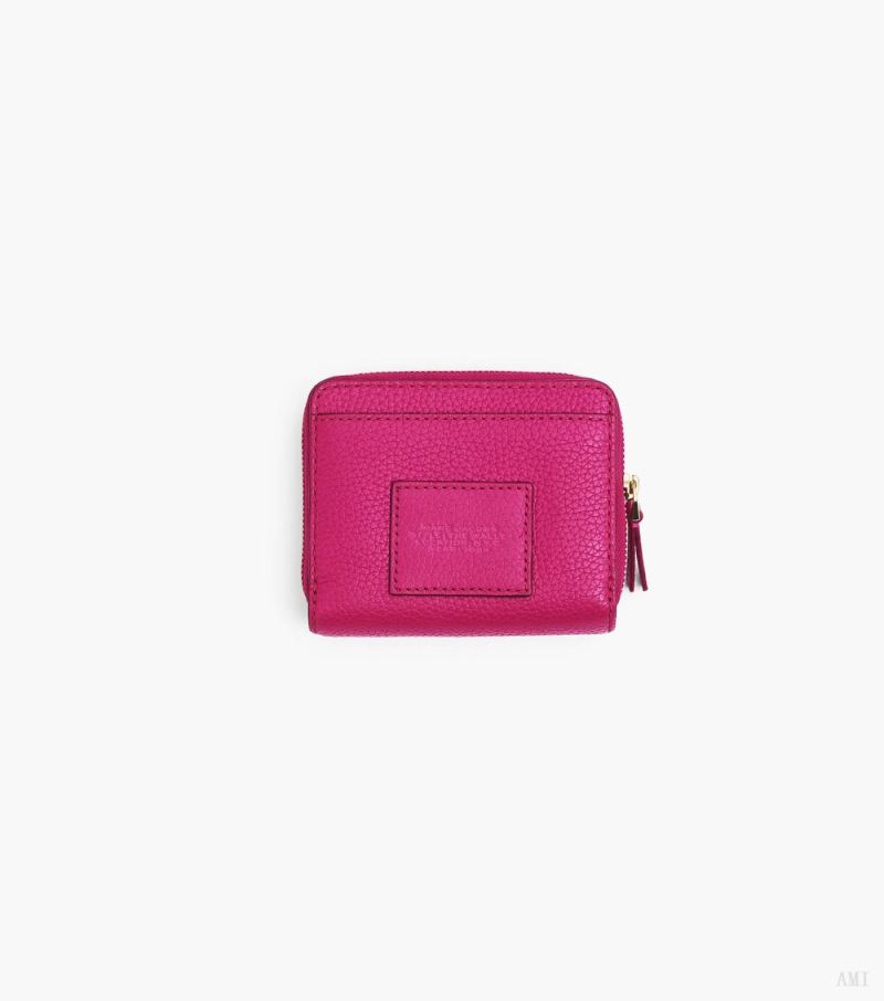 Marc Jacobs | The Leather Mini Compact Wallet - Lipstick Pink