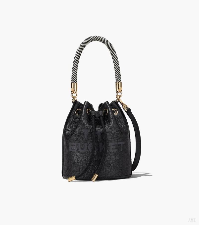 Marc Jacobs | The Leather Bucket Bag - Black