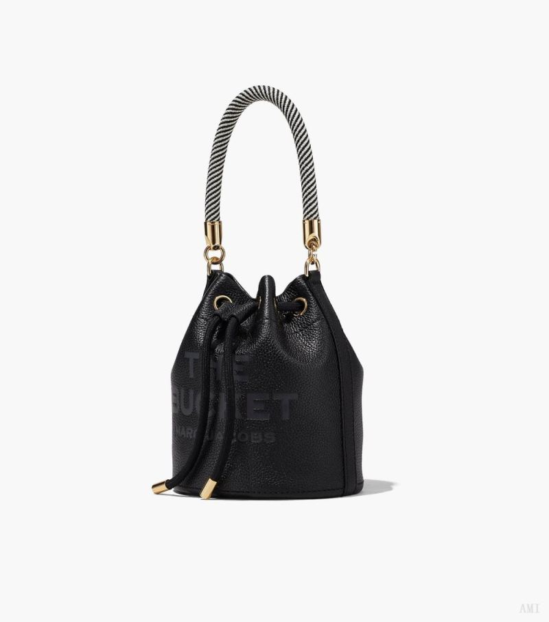 Marc Jacobs | The Leather Bucket Bag - Black