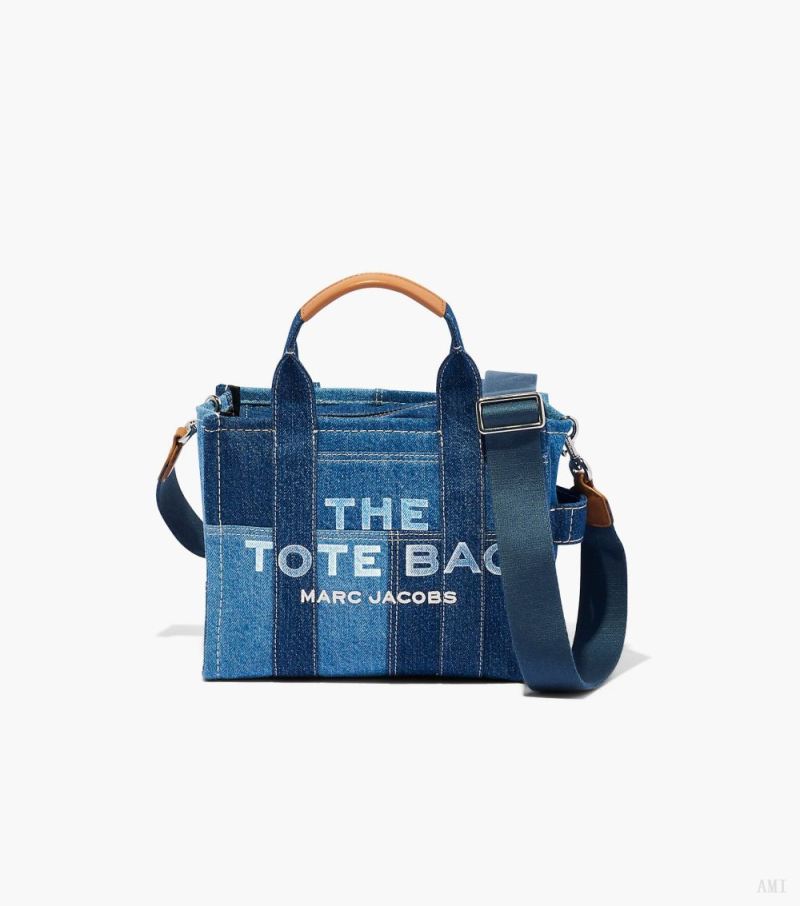 Marc Jacobs | The Denim Small Tote Bag - Blue Denim - Click Image to Close