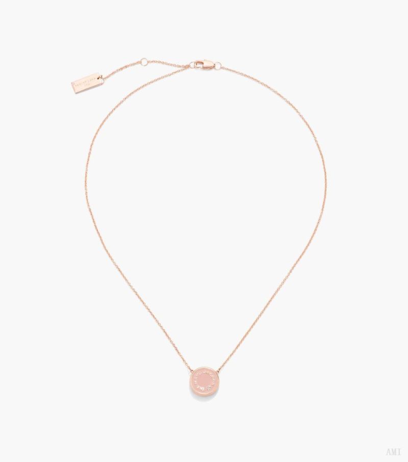 Marc Jacobs | The Medallion Pendant - Sand/Rose Gold