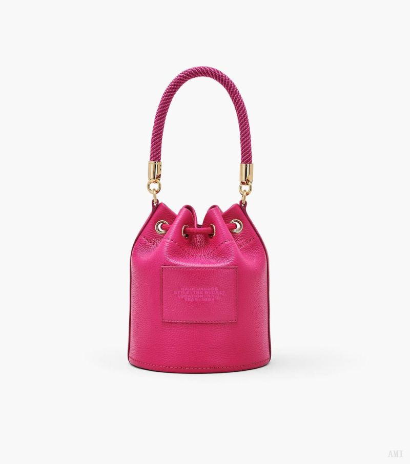 Marc Jacobs | The Leather Bucket Bag - Lipstick Pink