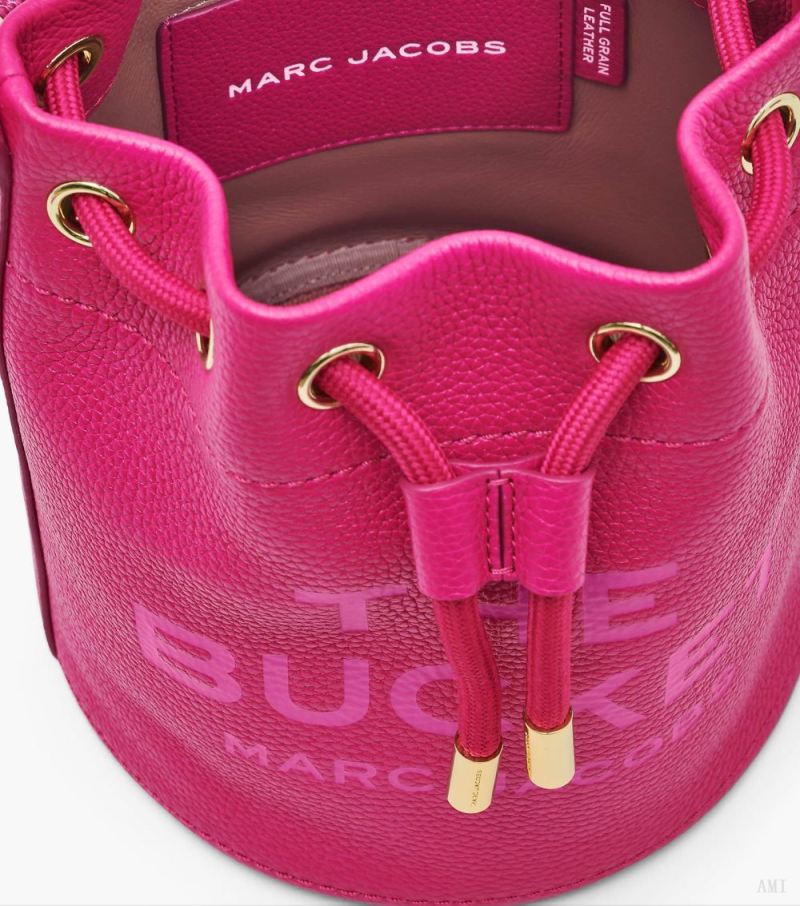 Marc Jacobs | The Leather Bucket Bag - Lipstick Pink