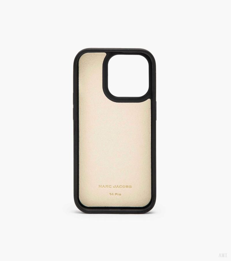 Marc Jacobs | The Monogram Iphone 14 Pro 3D Case - Black/White