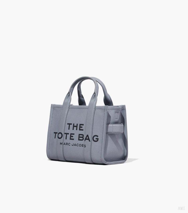 Marc Jacobs | The Leather Small Tote Bag - Wolf Grey