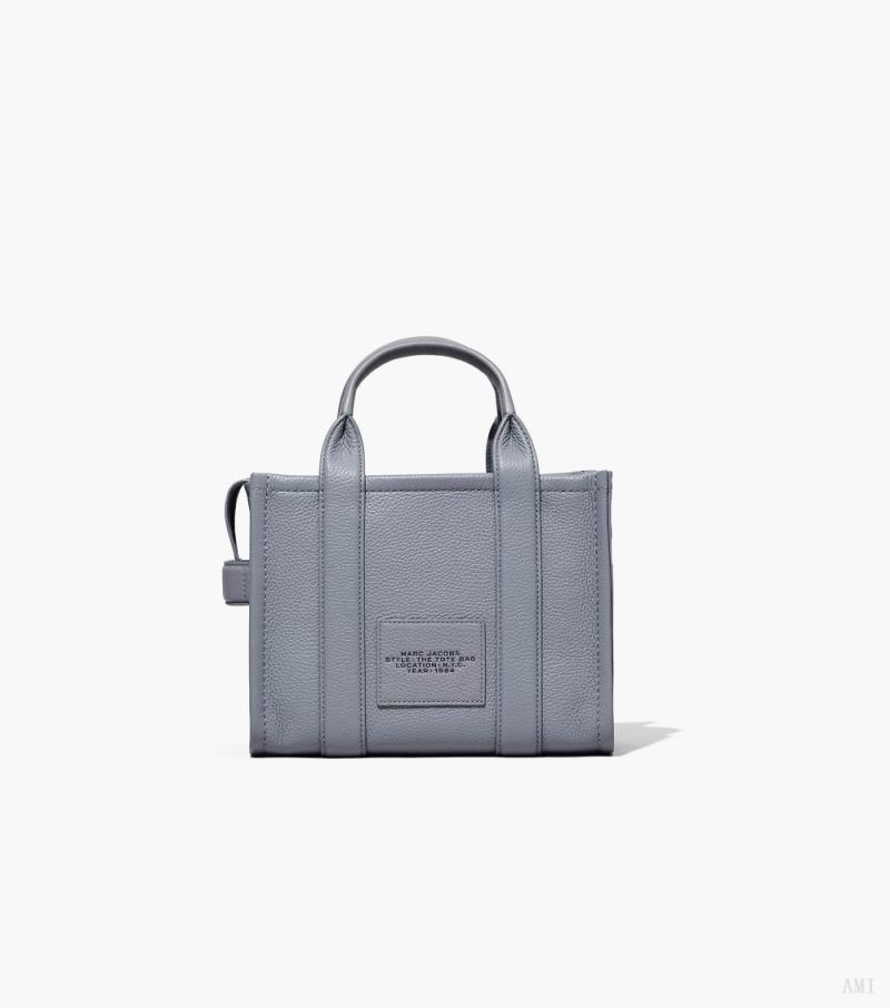 Marc Jacobs | The Leather Small Tote Bag - Wolf Grey