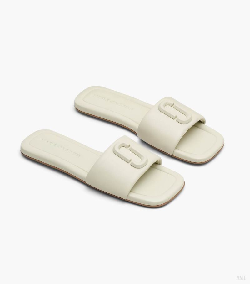 Marc Jacobs | The J Marc Leather Sandal - Cloud White