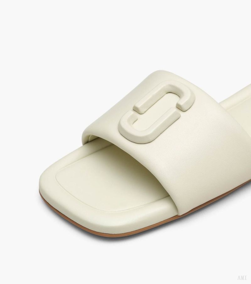 Marc Jacobs | The J Marc Leather Sandal - Cloud White