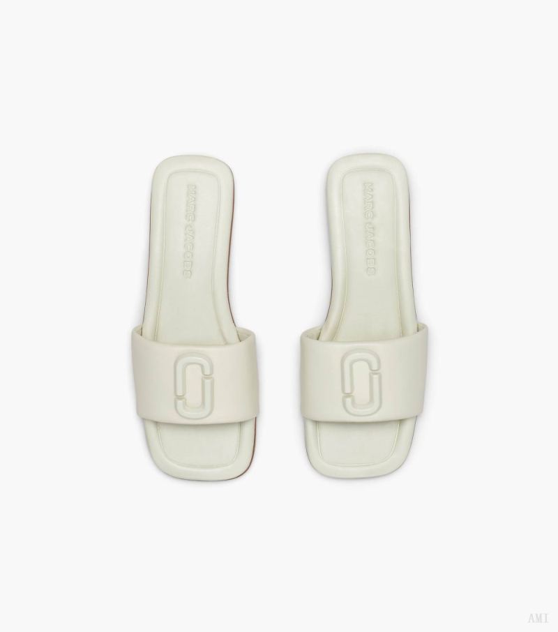 Marc Jacobs | The J Marc Leather Sandal - Cloud White