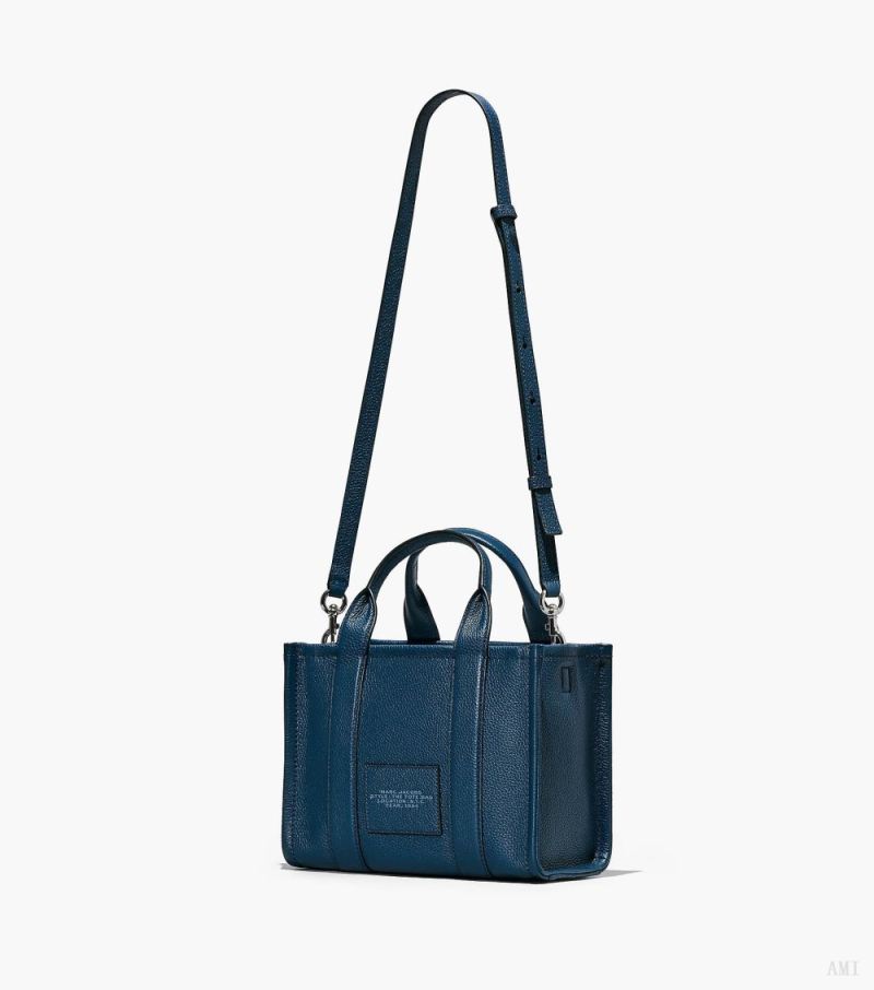 Marc Jacobs | The Leather Small Tote Bag - Blue Sea