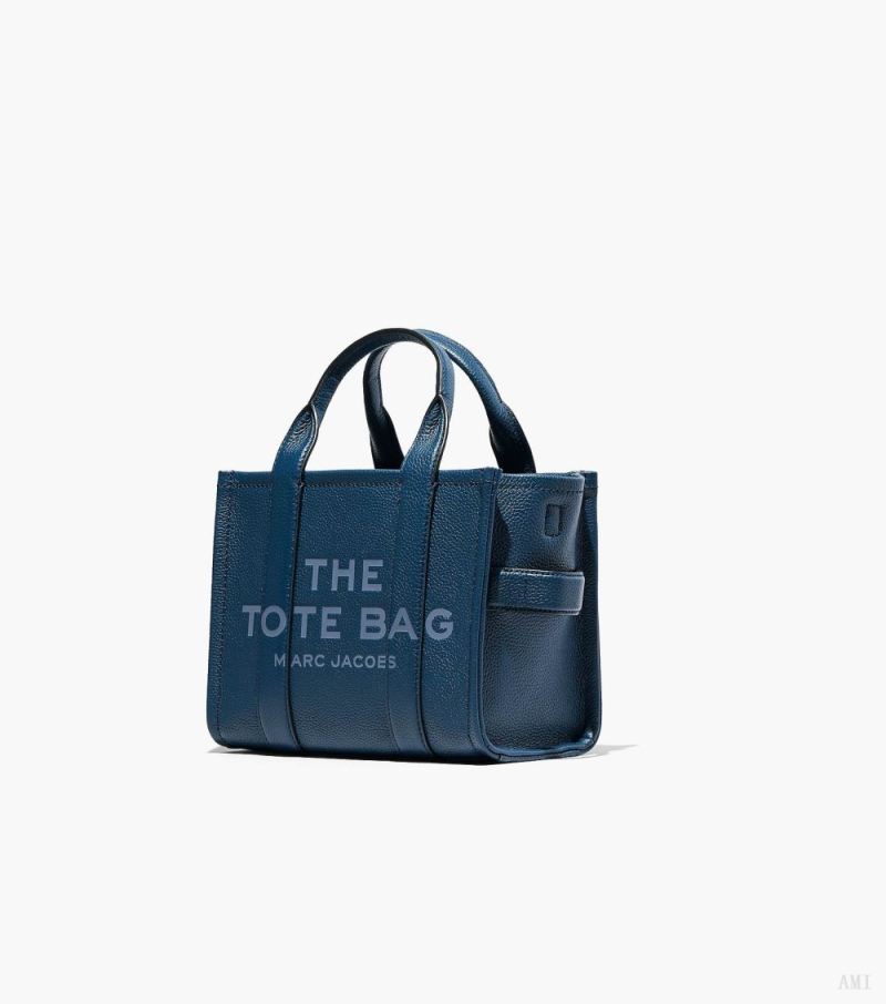 Marc Jacobs | The Leather Small Tote Bag - Blue Sea