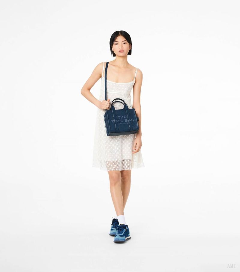 Marc Jacobs | The Leather Small Tote Bag - Blue Sea