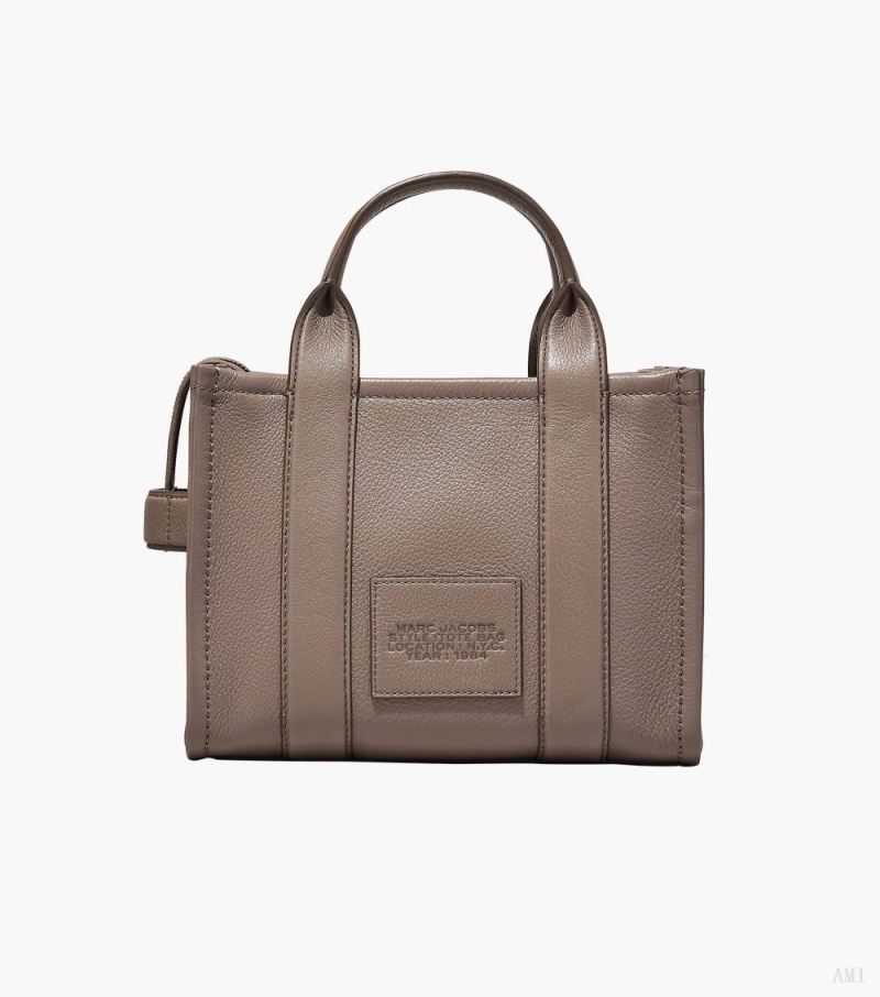 Marc Jacobs | The Leather Medium Tote Bag - Cement