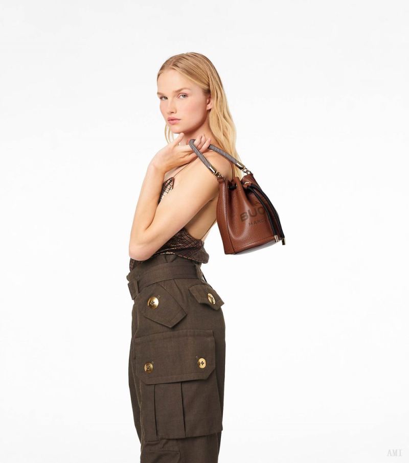 Marc Jacobs | The Leather Bucket Bag - Argan Oil