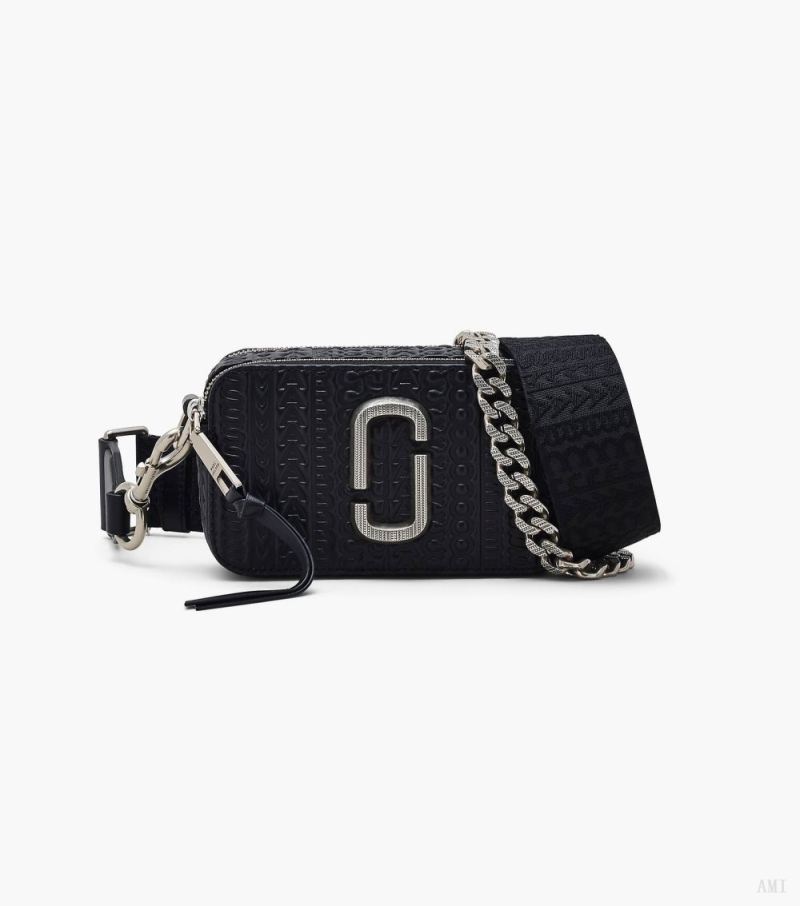 Marc Jacobs | The Monogram Debossed Snapshot - Black - Click Image to Close