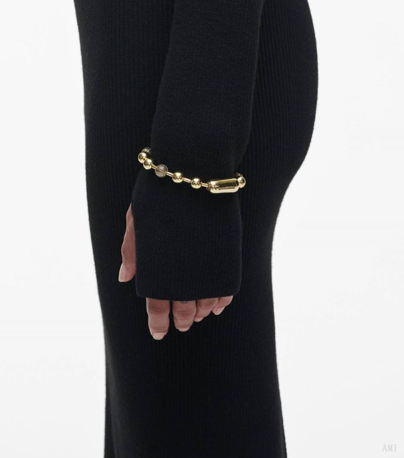 Marc Jacobs | The Monogram Ball Chain Bracelet - Light Antique Gold