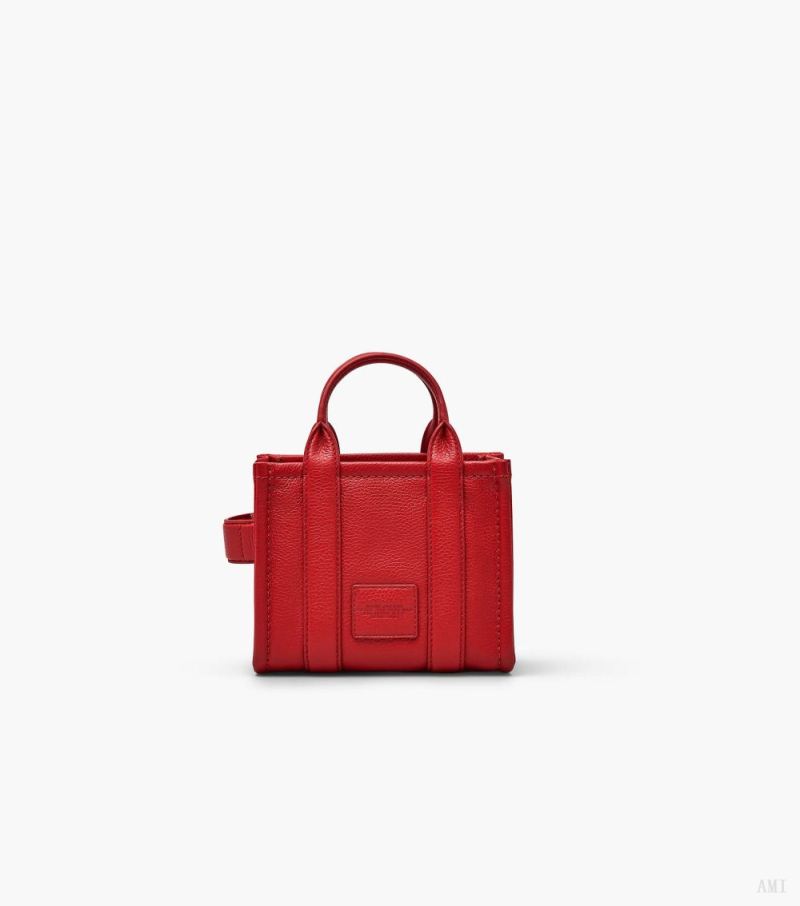 Marc Jacobs | The Leather Mini Tote Bag - True Red