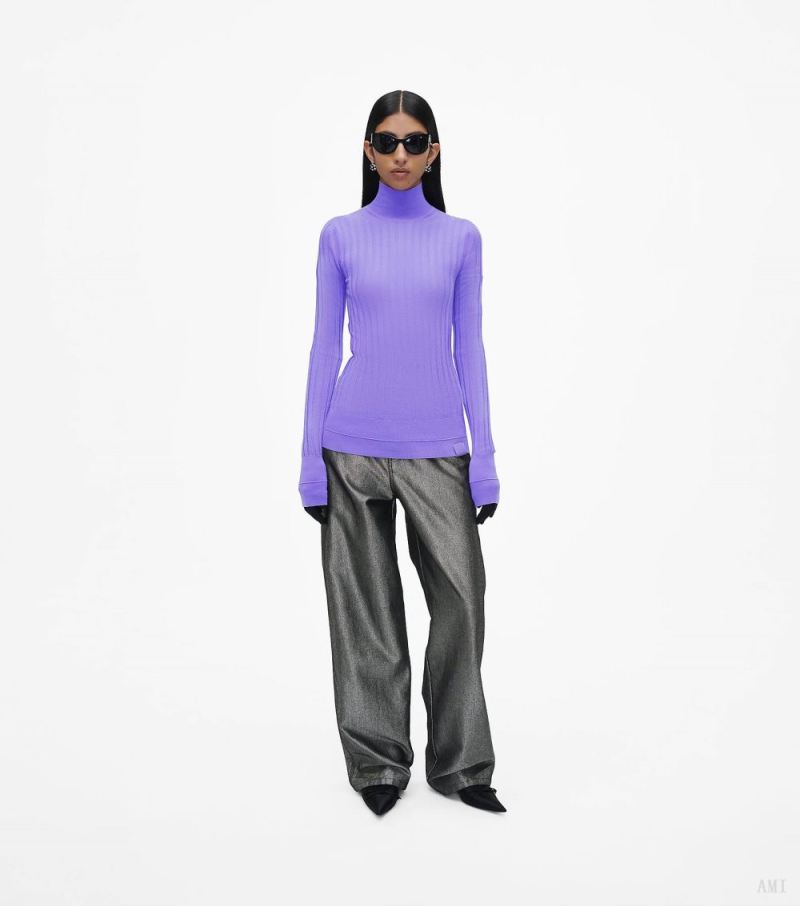 Marc Jacobs | The Lightweight Ribbed Turtleneck - Lavender