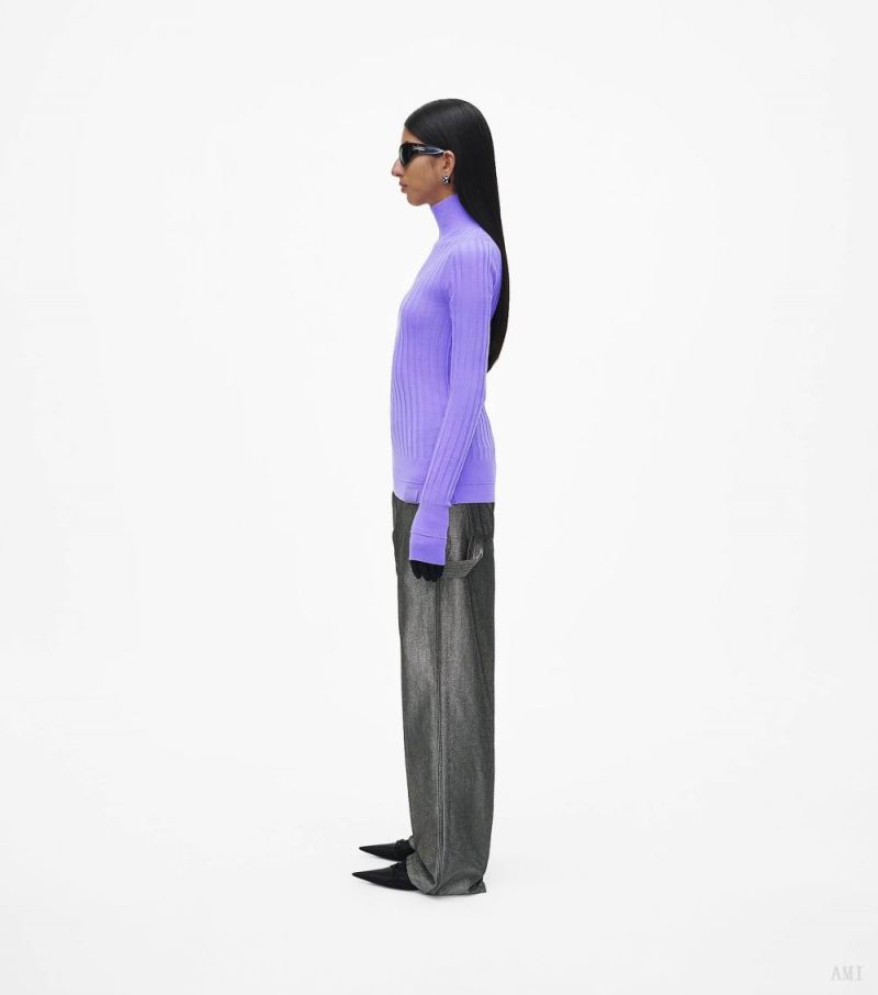 Marc Jacobs | The Lightweight Ribbed Turtleneck - Lavender